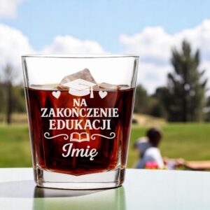 Szklanka z grawerem na Zakończenie Edukacji v.4