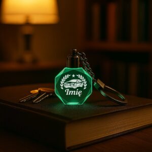 3 brelok z grawerem dla fana motoryzacji prosty 1 brld0657