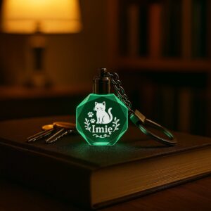 3 brelok z grawerem dla kociary bez zadnych napisow 1 brld0737
