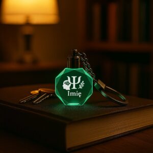 3 brelok z grawerem dla psychologa prosty 1 brld0785