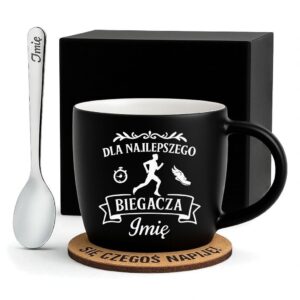 1 kubek personalizowany dla biegacza ze wstazka 1 kzgc0006