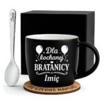 1 kubek personalizowany dla bratanicy z balonami i ozdobami 1 kzgc0008