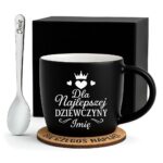 1 kubek personalizowany dla dziewczyny z sercami i korona 1 kzgc0024