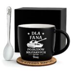 1 kubek personalizowany dla fana pojazdow militarnych z balonami i ozdobami 1 kzgc0033