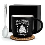 1 kubek personalizowany dla motocyklisty z balonami i ozdobami 1 kzgc0065