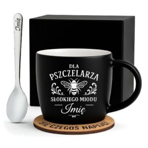 1 kubek personalizowany dla pszczelarza bez znaku krzyza 1 kzgc0103