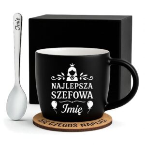 1 kubek personalizowany dla szefowej z balonami i ozdobami 1 kzgc0122