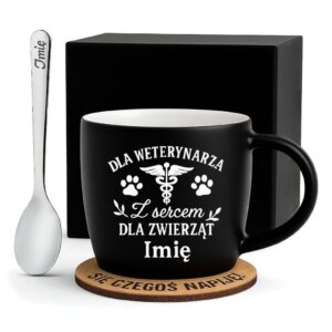1 kubek personalizowany dla weterynarza z balonami i ozdobami 1 kzgc0136