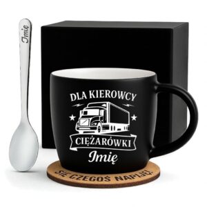 1 kubek personalizowany dla kierowcy tira ze wstazka 1 kzgc0045
