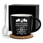 1 kubek personalizowany na 18 urodziny z balonami i ozdobami 2 kzgc0158