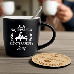 2 kubek z imieniem dla fizjoterapeuty z laurem 1 kzgc0037