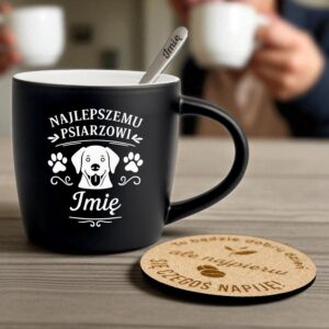 2 kubek z imieniem dla psiarza z balonami i ozdobami 1 kzgc0100