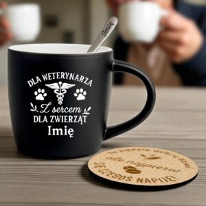 2 kubek z imieniem dla weterynarza z balonami i ozdobami 1 kzgc0136