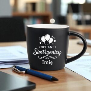 3 kubek z grawerem dla siostrzenicy z balonami i ozdobami 1 kzgc0109