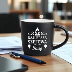 3 kubek z grawerem dla szefowej z balonami i ozdobami 1 kzgc0122