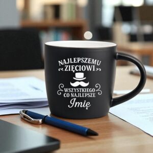 3 kubek z grawerem dla ziecia smieszny tekst 1 kzgc0142