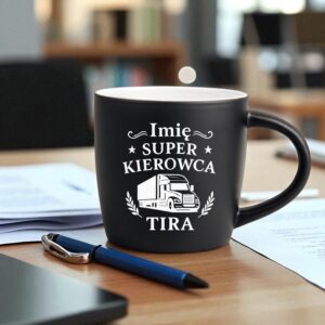 3 kubek z grawerem dla kierowcy tira z laurem 1 kzgc0046