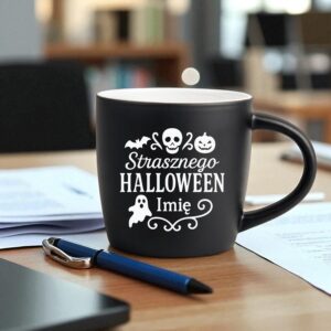 3 kubek z grawerem na halloween z sercami i korona 1 kzgc0196