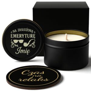 1 swieca personalizowana sojowa dla emeryta rozbudowany 1 spdc0027