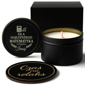 1 swieca personalizowana sojowa dla matematyka z laurem 1 spdc0061