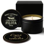 1 swieca personalizowana sojowa dla pilota smieszny tekst 1 spdc0081