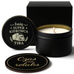 1 swieca personalizowana sojowa dla kierowcy tira z laurem 1 spdc0045