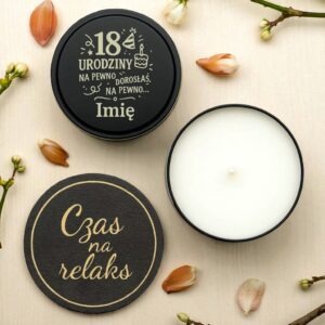 2 swieca z imieniem na prezent na 18 urodziny ze smiesznym tekstem 10 spdc0130