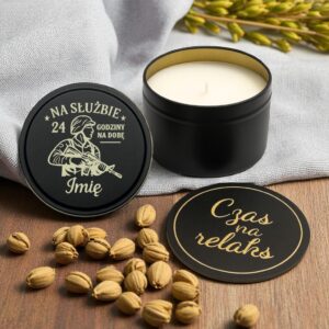 3 naturalna swieca sojowa personalizowana z grawerem dla zonierza smieszny tekst 1 spdc0129