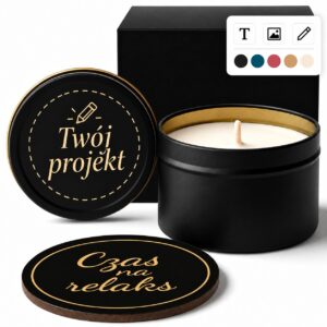 Świeca Sojowa Personalizowana Zapachowa