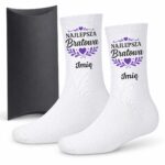 1 skarpetki personalizowane z imieniem dla bratowej prosty 1 skarpb0014
