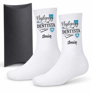 1 skarpetki personalizowane z imieniem dla dentysty prosty 1 skarpb0030