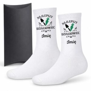 1 skarpetki personalizowane z imieniem dla dziakowca prosty 1 skarpb0033