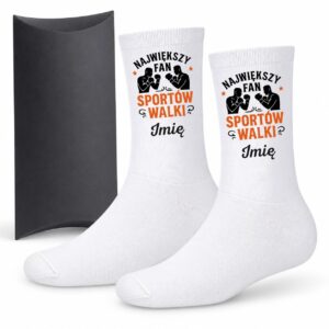 1 skarpetki personalizowane z imieniem dla fana sportow walki prosty 1 skarpb0052