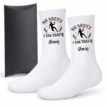 1 skarpetki personalizowane z imieniem dla koszykarza bordowy 1 skarpb0082