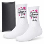 1 skarpetki personalizowane z imieniem dla mamy prosty 1 skarpb0096