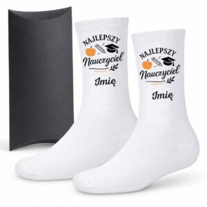 1 skarpetki personalizowane z imieniem dla nauczyciela prosty 1 skarpb0113
