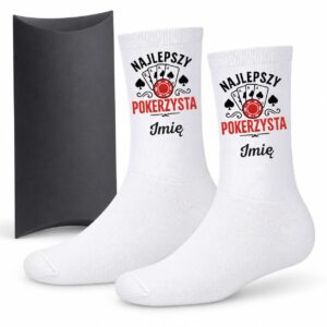 1 skarpetki personalizowane z imieniem dla pokerzysty prosty 1 skarpb0132