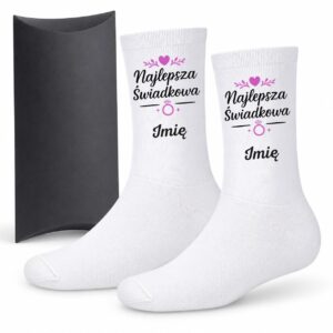 1 skarpetki personalizowane z imieniem dla swiadkowej prosty 2 skarpb0198