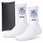 1 skarpetki personalizowane z imieniem dla taty prosty 2 skarpb0174