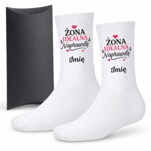 1 skarpetki personalizowane z imieniem dla zony prosty 1 skarpb0203
