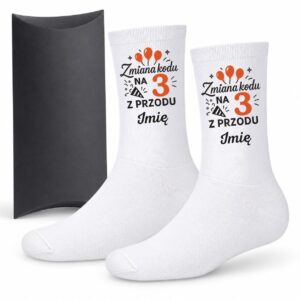 1 skarpetki personalizowane z imieniem na 30 urodziny prosty 3 skarpb0214