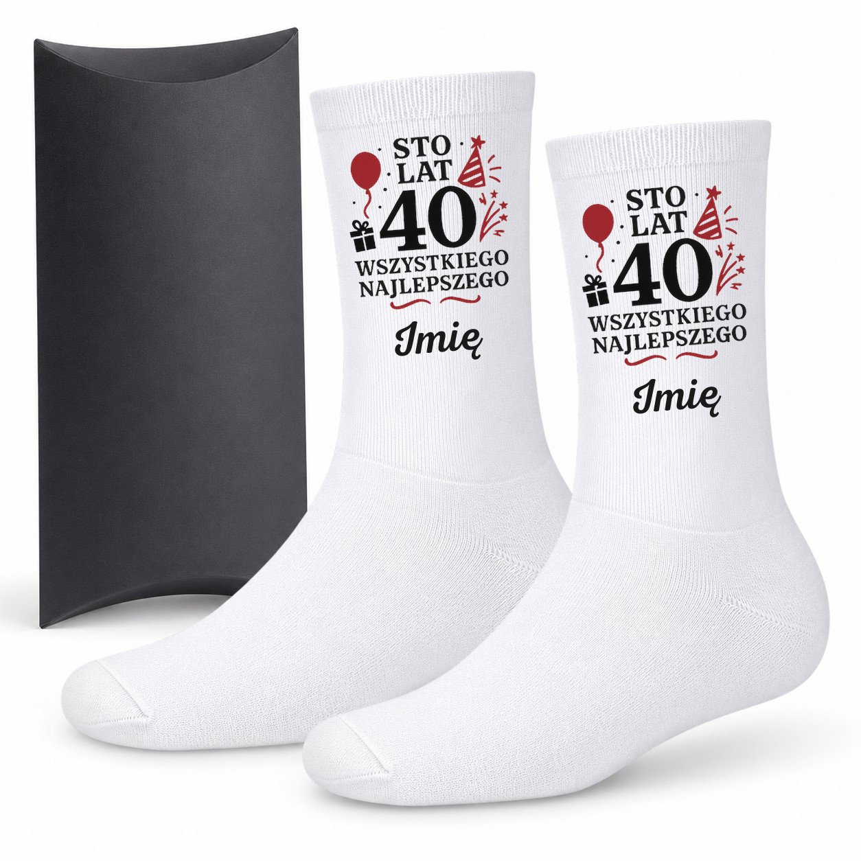1 skarpetki personalizowane z imieniem na 40 urodziny bordowy 1 skarpb0215 1 skarpetki personalizowane z imieniem na 40 urodziny bordowy 1 skarpb0215