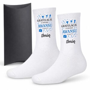 1 skarpetki personalizowane z imieniem na awans prosty 1 skarpb0225