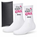 1 skarpetki personalizowane z imieniem na dzien kobiet prosty 1 skarpb0229