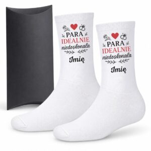 1 skarpetki personalizowane z imieniem na slub, wesele prosty 2 skarpb0246