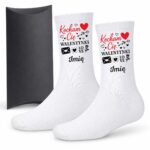 1 skarpetki personalizowane z imieniem na walentynki prosty 1 skarpb0236