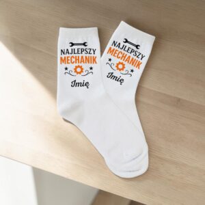 3 skarpetki z imieniem na prezent dla mechanika prosty 1 skarpb0100