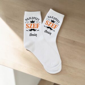 3 skarpetki z imieniem na prezent dla szefa prosty 1 skarpb0165