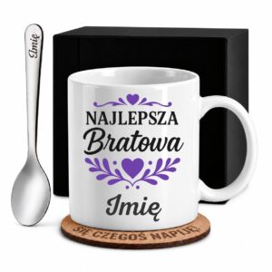 1 kubek biay z imieniem dla bratowej prosty 1 kzsb0014