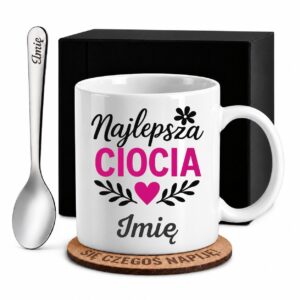 1 kubek biay z imieniem dla cioci prosty 1 kzsb0022